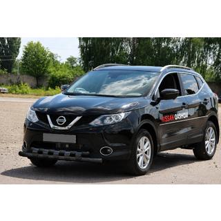 Predný ochranný rám ST015 Black (nerez) Nissan Qashqai 2014–2021 fotografia 2
