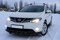 Nissan Murano 2008–2014 Predný ochranný rám ST015 Black (nerez) fotografia 3