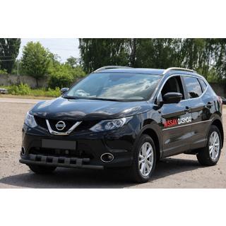 Predný ochranný rám ST015 Black (nerez) Nissan Qashqai 2007–2010 fotografia 1