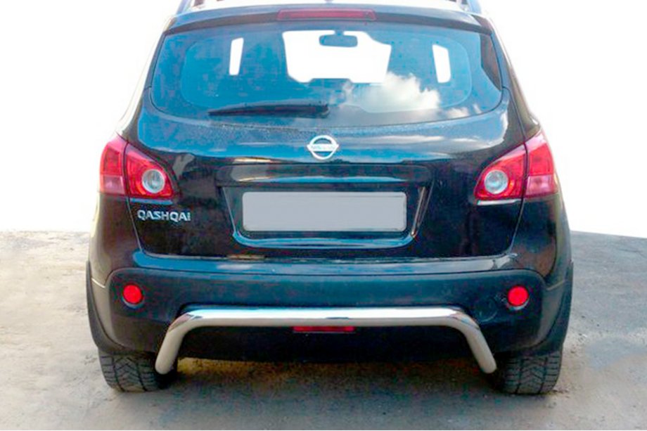 Nissan Qashqai 2010–2014 Zadný ochranný rám AK007 (nerez) Image