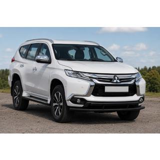 Predná ochrana ST016 Black (nerez) Mitsubishi Pajero Sport 2015– fotografia 1