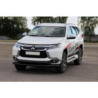 Predná ochrana ST016 Black (nerez) Mitsubishi Pajero Sport 2015– fotografia 2