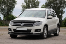 Volkswagen Tiguan 2007–2016 Predná ochrana ST016 Black (nerez) fotografia 3