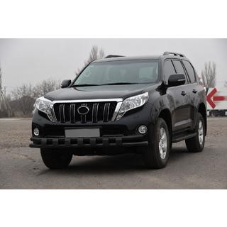 Predný ochranný rám ST016-2 Black (nerez) Toyota Land Cruiser Prado 150 2009–2023 fotografia 2