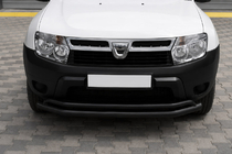 Renault Duster 2008–2017 Predný ochranný rám ST017 Black (nerez) fotografia 3