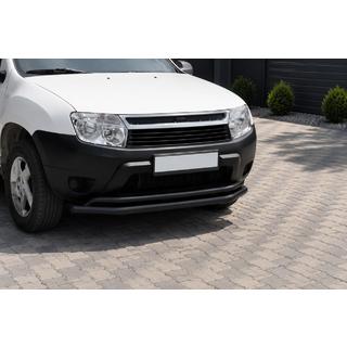 Predný ochranný rám ST017 Black (nerez) Renault Duster 2008–2017 fotografia 1