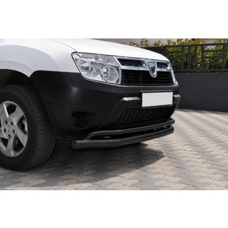 Predný ochranný rám ST017 Black (nerez) Dacia Duster 2008–2018 fotografia 2