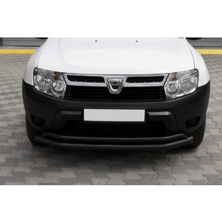 Predný ochranný rám ST017 Black (nerez) Dacia Duster 2008–2018 fotografia 3