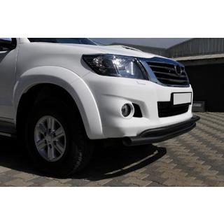 Predný ochranný rám ST017 Black (nerez) Toyota Hilux 2006–2015 fotografia 3