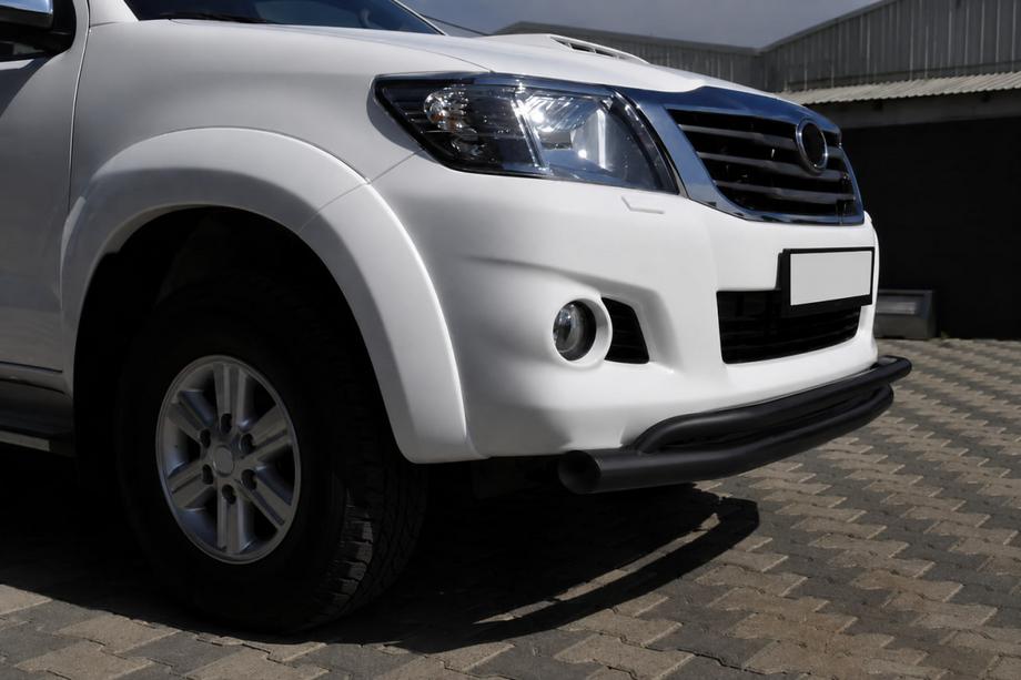 Toyota Hilux 2006–2015 Predný ochranný rám ST017 Black (nerez) Fotografia 3