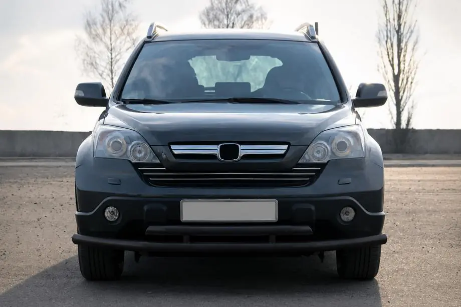 Honda CRV 2007–2011 Predný ochranný rám ST018 Black (nerez) Image