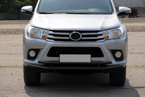Toyota Hilux 2015– Predný ochranný rám ST018 Black (nerez) fotografia 2
