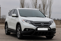 Honda CRV 2012–2016 Predný ochranný rám WT003-ST-V1 Black (nerez) fotografia 2