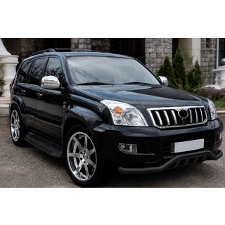 Predný ochranný rám ST011 Black (nerez) Toyota Land Cruiser Prado 120 2002–2009