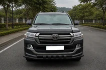 Toyota Land Cruiser 200 2007–2021 Predný ochranný rám ST015 Black (2015+, nerez) fotografia 1