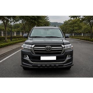 Predný ochranný rám ST015 Black (2015+, nerez) Toyota Land Cruiser 200 2007–2021 fotografia 1