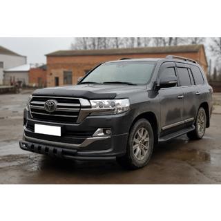 Predný ochranný rám ST015 Black (2015+, nerez) Toyota Land Cruiser 200 2007–2021 fotografia 3