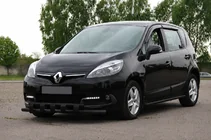 Renault Scenic/Grand 2009–2016 Predný ochranný rám ST015 Black (nehrdzavejúca oceľ) fotografia 1