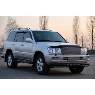 Predný ochranný rám ST015 Black (nehrdzavejúca oceľ) Toyota Land Cruiser 100 1998–2007 fotografia 3