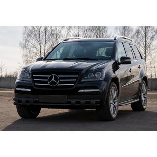 Predný ochranný rám ST015 Black (nehrdzavejúca oceľ) Mercedes GL class X164 2006–2012 fotografia 1