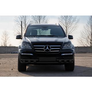 Predný ochranný rám ST015 Black (nehrdzavejúca oceľ) Mercedes GL class X164 2006–2012 fotografia 2