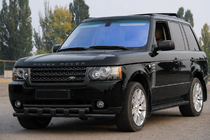 Range Rover III L322 2002–2012 Predný ochranný rám ST015 Black (nehrdzavejúca oceľ) fotografia 1