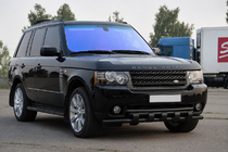 Range Rover III L322 2002–2012 Predný ochranný rám ST015 Black (nehrdzavejúca oceľ) fotografia 3