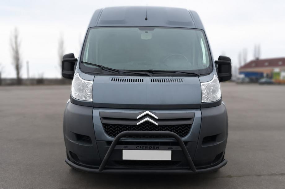 Citroen Jumper 2007–2025 Predný ochranný rám ST019 Black (nerez) Image