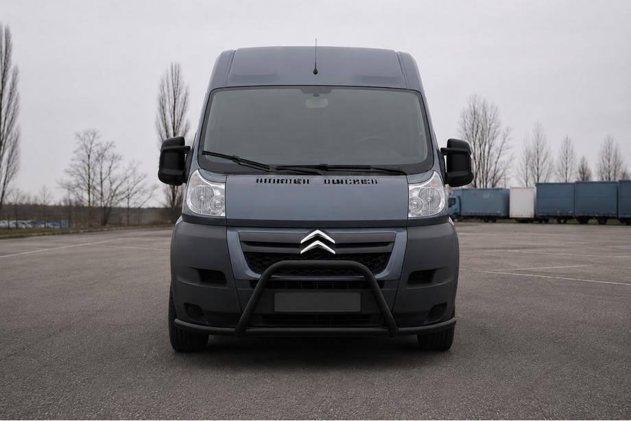 Fiat Ducato 2006–2025 Predný ochranný rám ST019 Black (nerez) Image