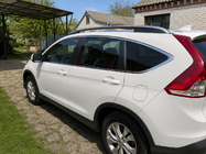 Honda CRV 2012–2016 Sivé OEM strešné pozdĺžne nosiče (hliník) fotografia 3