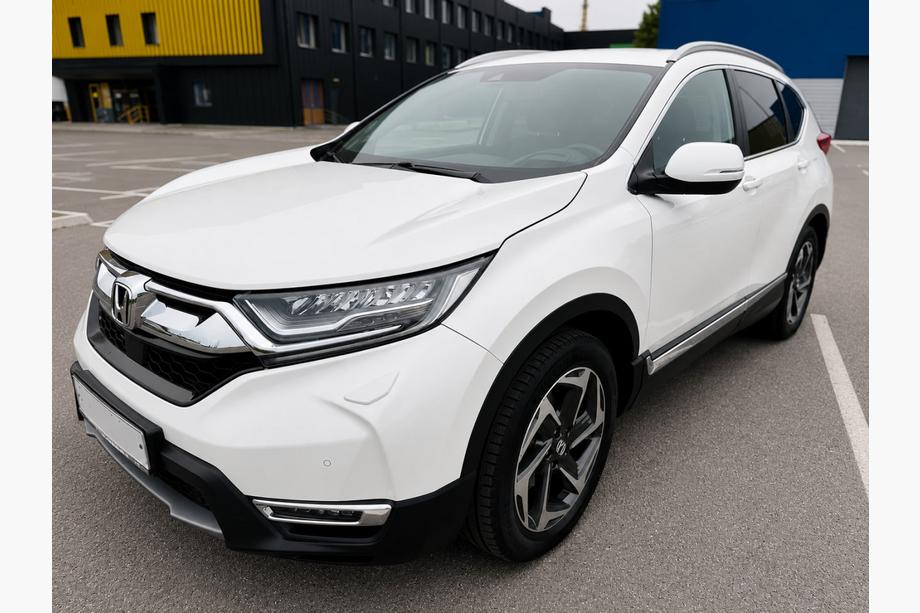 Honda CRV 2017–2022 Integrované strešné lyžiny sivé OEM (ABS plast) Image