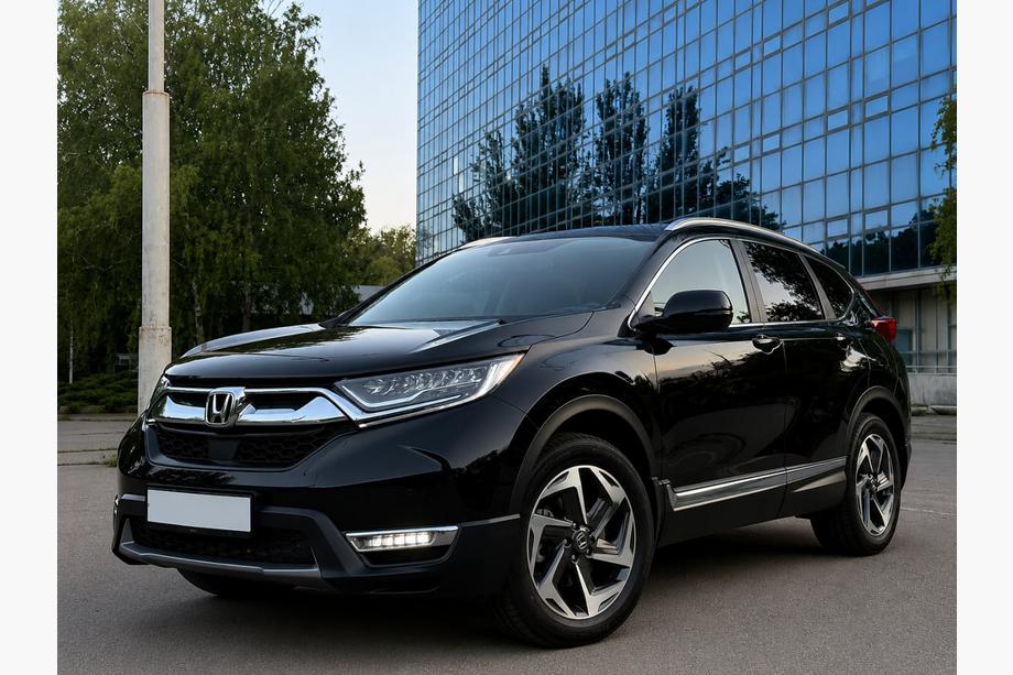 Honda CRV 2017–2022 Integrované strešné lyžiny sivé OEM (hliník, montáž lepením) Image