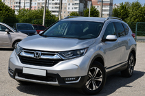 Honda CRV 2017–2022 Sivé OEM strešné pozdĺžne nosiče (hliník) fotografia 1