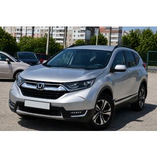 Čierne OEM strešné lyžiny (hliník) Honda CRV 2017–2022 fotografia 1
