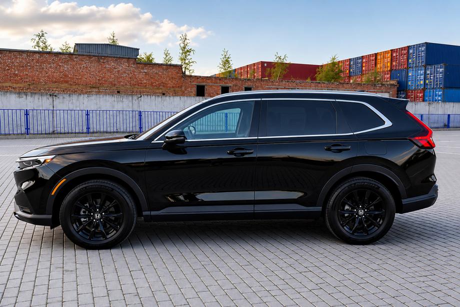 Honda CRV 2022– Integrované strešné lyžiny sivé OEM (ABS plast) Image