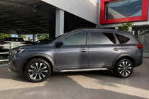 Honda BR-V 2021– Integrované strešné lyžiny čierne OEM (hliník) fotografia 2