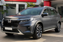 Honda BR-V 2021– Integrované strešné lyžiny sivé OEM (hliník) fotografia 1