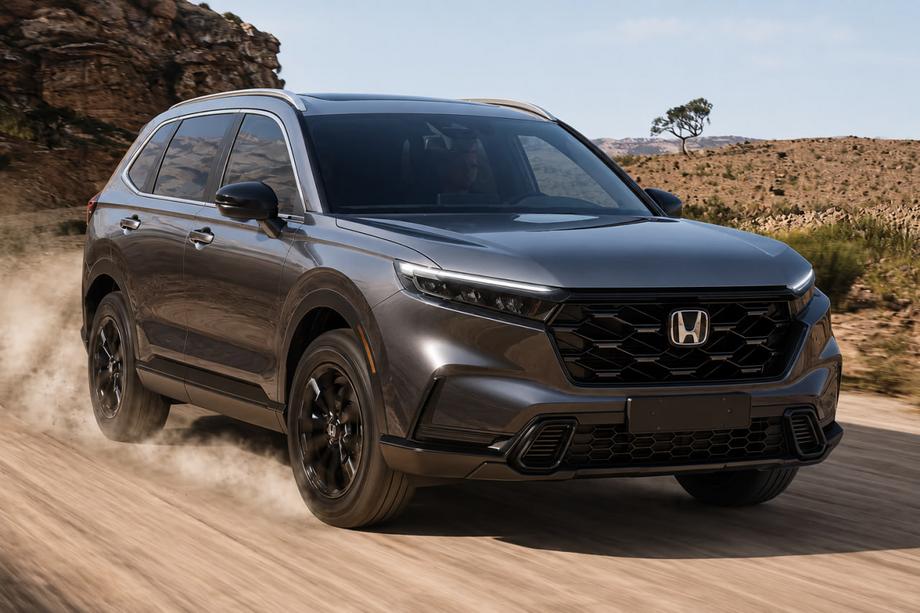Honda CRV 2022– Integrované strešné lyžiny, sivé OEM (ABS plast, montáž lepením) Image