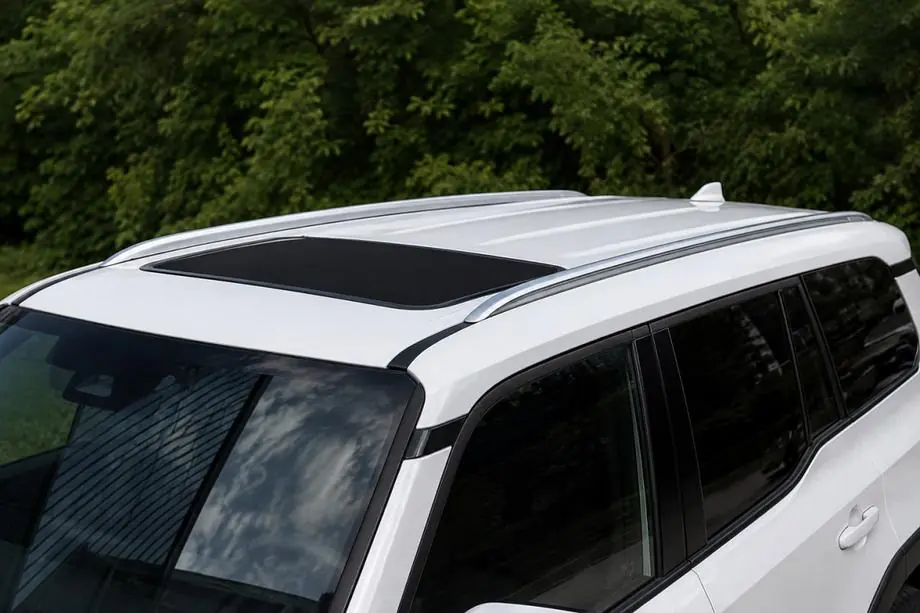 Toyota Land Cruiser Prado 250 2023– Integrované strešné lyžiny sivé OEM (hliník) Image