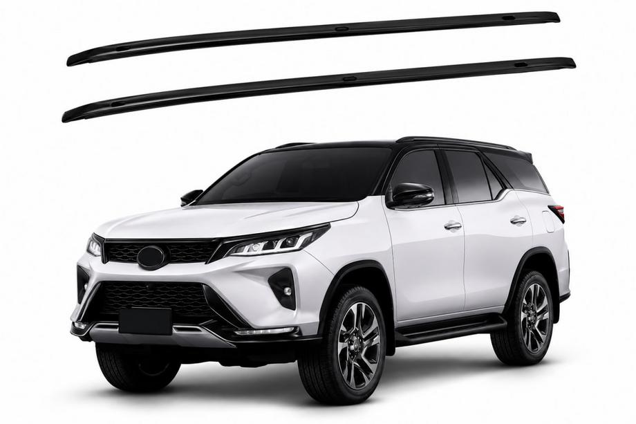Toyota 4Runner 2009–2024 OEM čierne strešné lyžiny (2012-2015, hliník) Image