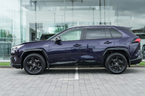 Toyota Rav 4 2019–2025 Integrované strešné lyžiny sivé OEM (ABS plast) fotografia 2