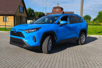 Toyota Rav 4 2019–2025 Integrované strešné lyžiny čierne OEM (ABS plast) fotografia 2