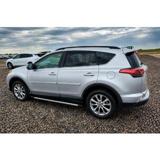 Čierne OEM strešné lyžiny (hliník) Toyota Rav 4 2019–2025 fotografia 1