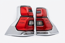 Toyota Land Cruiser Prado 150 2009–2023 LED zadné svetlá Chrome V2 (2017-2023, 2 ks) fotografia 6