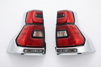 Toyota Land Cruiser Prado 150 2009–2023 LED zadné svetlá Chrome V2 (2017-2023, 2 ks) fotografia 5