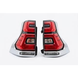 LED zadné svetlá Chrome V2 (2017-2023, 2 ks) Toyota Land Cruiser Prado 150 2009–2023 fotografia 2