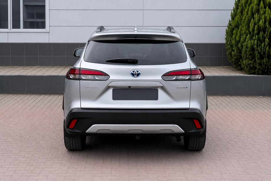 Toyota Corolla Cross 2020– Integrované strešné lyžiny čierne OEM (hliník) Fotografia 3