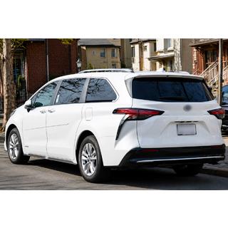 Integrované strešné lyžiny sivé OEM (hliník) Toyota Sienna 2020– fotografia 3