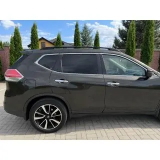 Čierne OEM strešné lyžiny (pre X-trail, hliník) fotografia 1