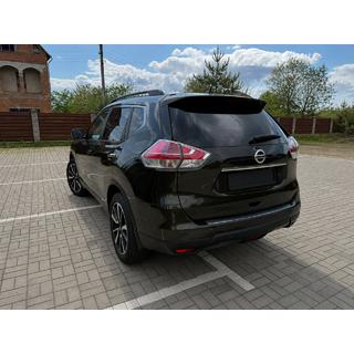 Čierne OEM strešné lyžiny (pre X-trail, hliník) Nissan X-trail T32/Rogue 2014–2021 fotografia 3